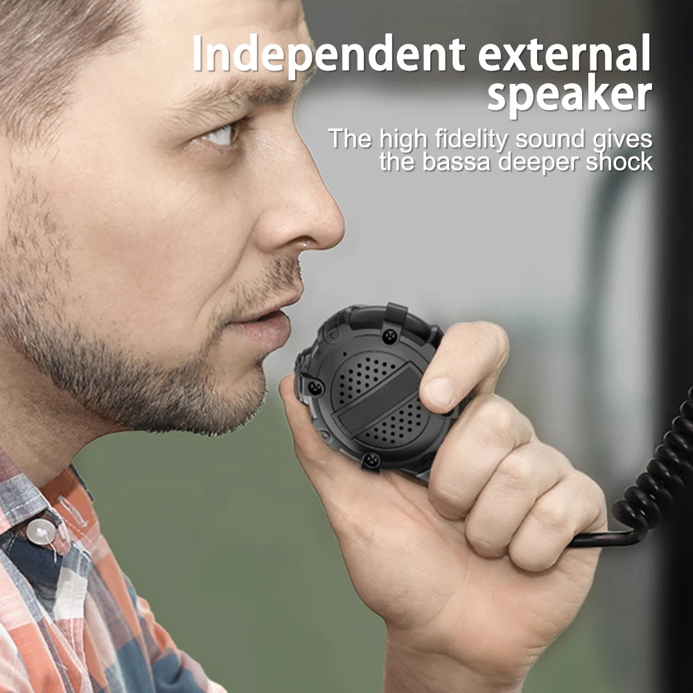 Baofeng микрофон Walkie Talkie аксессуары Tangent Mic плечевой Динамик PTT для Kenwood UV-5R UV82