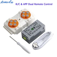 8 way remote control rechargeable battery box rcapp dual remote control programming power set for legoed moc power functions