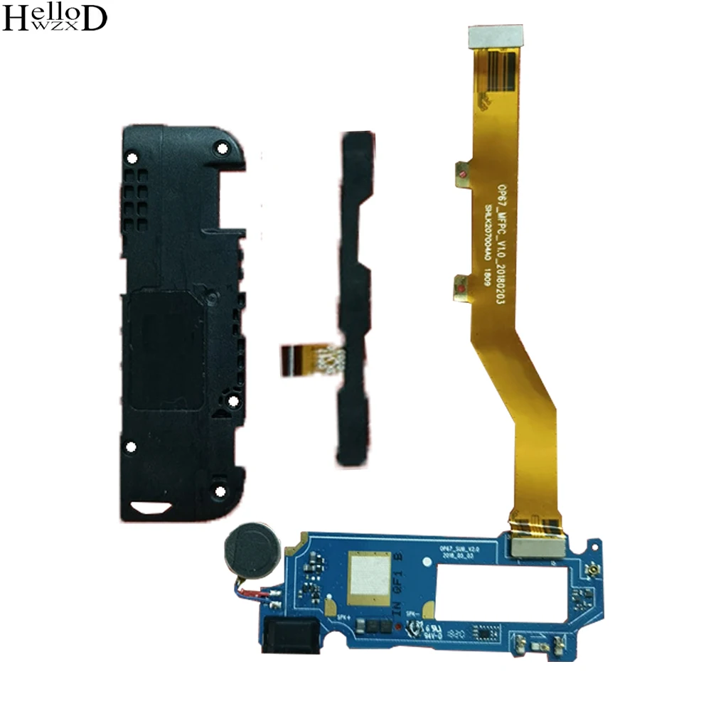 

Original For LAVA Z81 Iris 90 USB Charger Board Flex Cable+Power Volume Button+Speaker Replacement Accessories