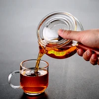 heat resisting glass teapot with removable infuser for blooming and loose tea 280450ml teapot for stovetop safe