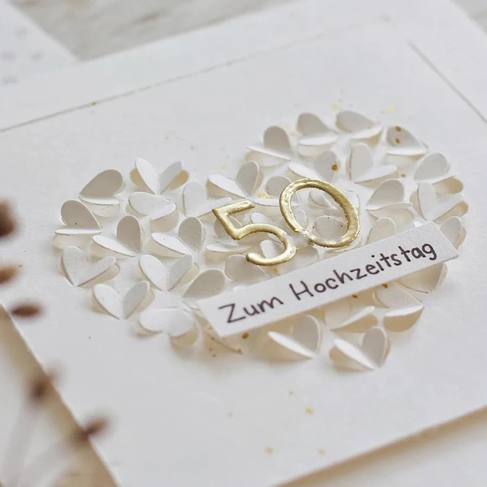 Новые Вырубные штампы 2024 Новое поступление любовь фоновая рамка металлические