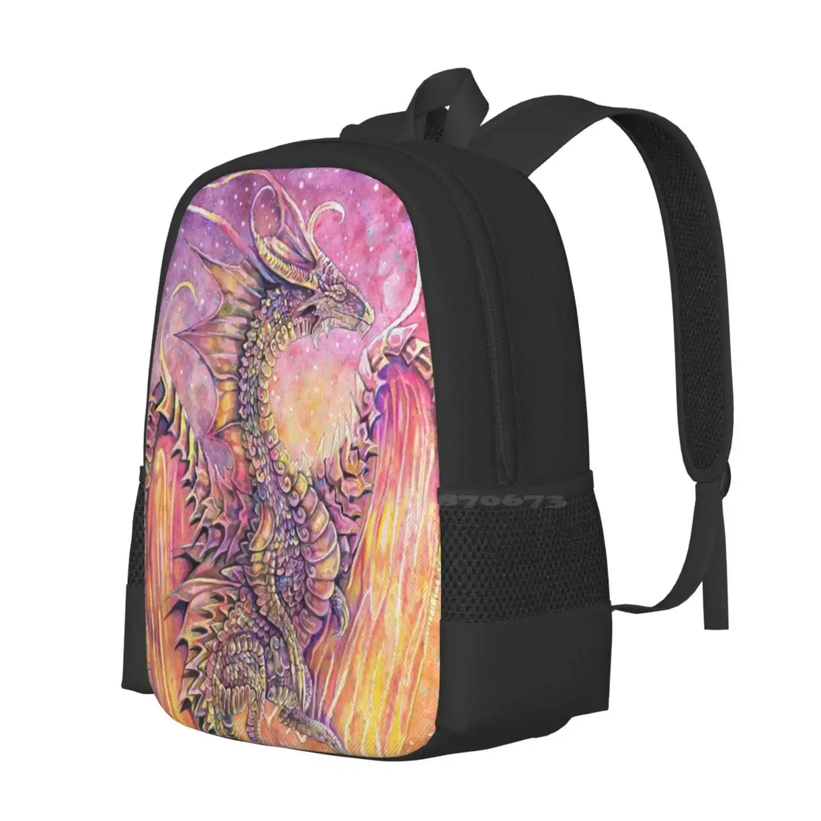 Чехол для ноутбука школы и студентов дорожная сумка с рисунком дракона рассвета