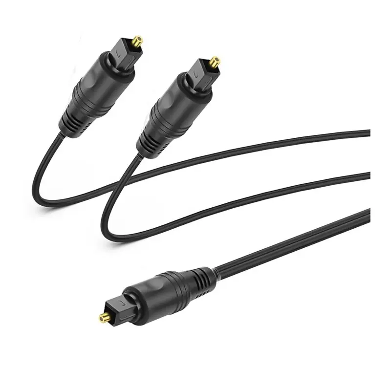 Фото Оптический аудиокабель Happy New- Digital Optical Audio для домашнего кинотеатра, стереосистемы, 1 вход 2 выхода, сплиттер, 1 м, оптоволоконный, 1 штекер Toslink на 2 штекера Toslink №1