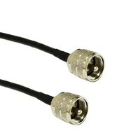uhf male to male rf pigtail cable rg58 50cm100cm for wireless router wholesale new