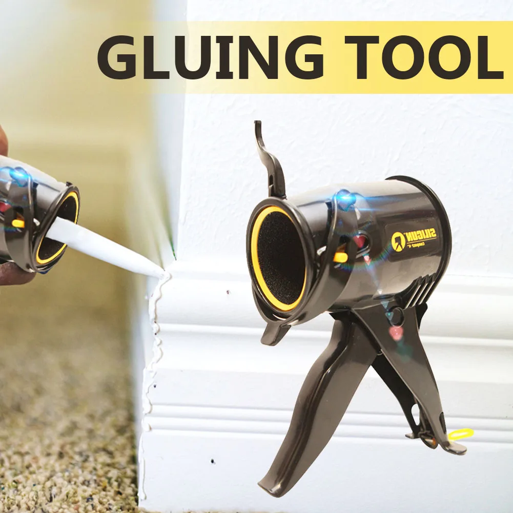 

Portable Caulking Gun Manual Insulating Mastic Sealant Corner Seam Filling Tool Silicone Caulk Pressure for Cupboard Home Tools
