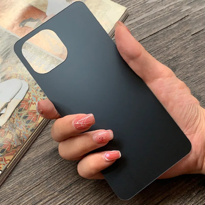 Задняя крышка для Xiaomi Mi 11 Lite задняя аккумулятора замена стеклянной панели +