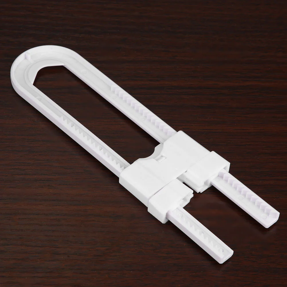 

U Shaped Cabinet Drawer Door Lock Kids Children Safety Protective Lock