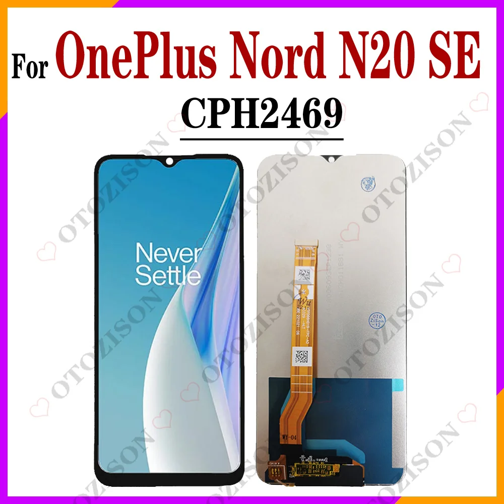 ЖК-дисплей 6 56 дюйма для OnePlus Nord N20 SE CPH2469 сенсорный ЖК-экран дигитайзер датчик в
