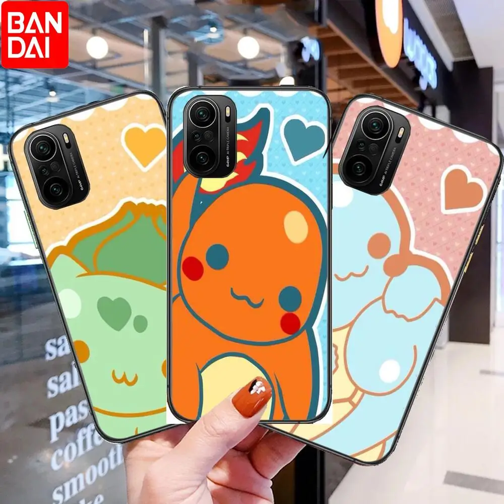 

Pokemon Cute Phone Case For xiaomi redmi POCO F1 F2 F3 X3 Pro M3 9C 10T Lite NFC Black Cover Silicone Back Prett mi 10 ultra cov