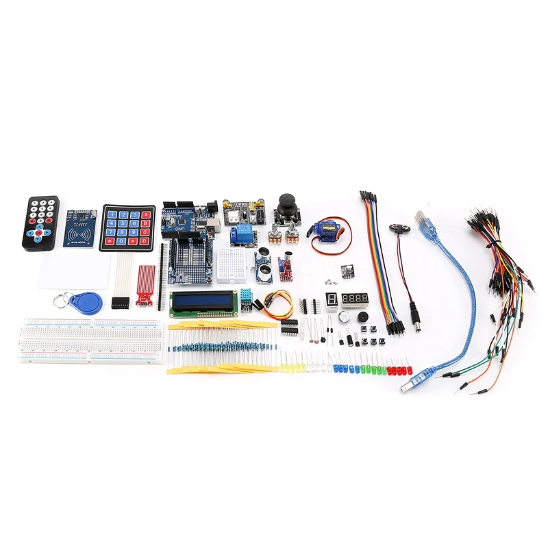 

Upgraded Super Starter Kit For Arduino SMD UNO R3 1602 LCD