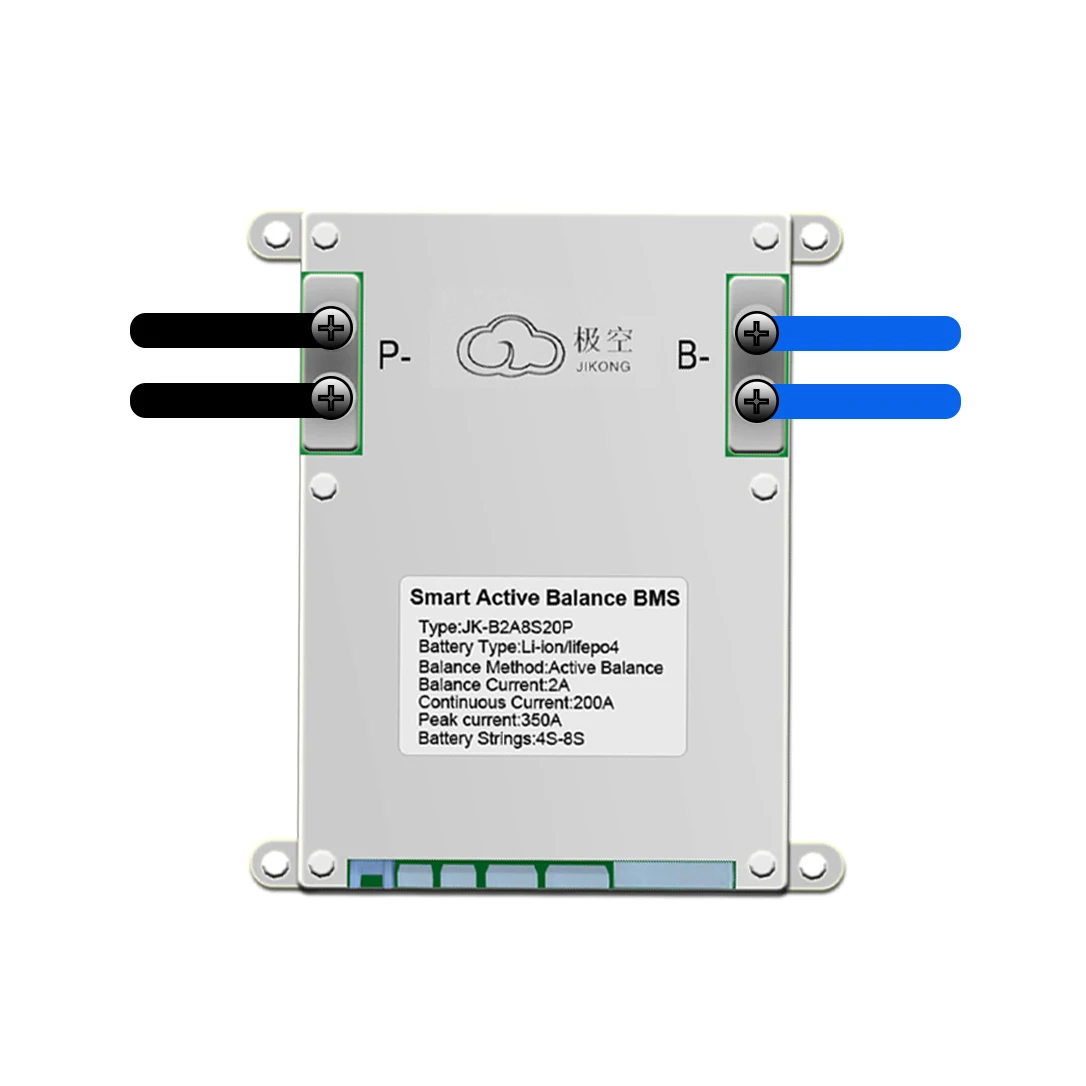 Ceny JK SMART BMS 4S 5S 6S 7S 8S 12V 24V Bateria Z 2A Funkcją Aktywnego Balansu Ciepła Na Sprzedaż