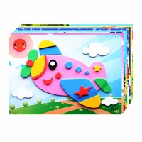 animal 3d eva foam sticker kids diy cartoon dropshipping puzzle handmade early learning educational toys for children craft gift