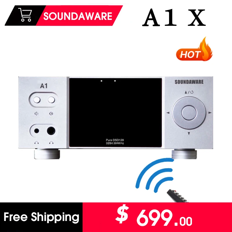 

Soundaware A1X 10th DSD Digital Audio Music Player High Quality Decoder Full Format HIFI Earphone Amplifier Support Roon DLNA