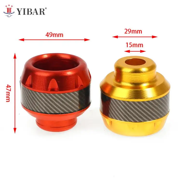 

2 Pcs Aluminum Alloy Universal Motorcycles Falling Protector Explosion-proof Front Fork Cups Sliders Crash