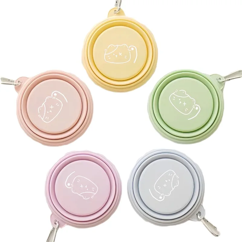 Складной портативный контейнер для воды собак и домашних животных