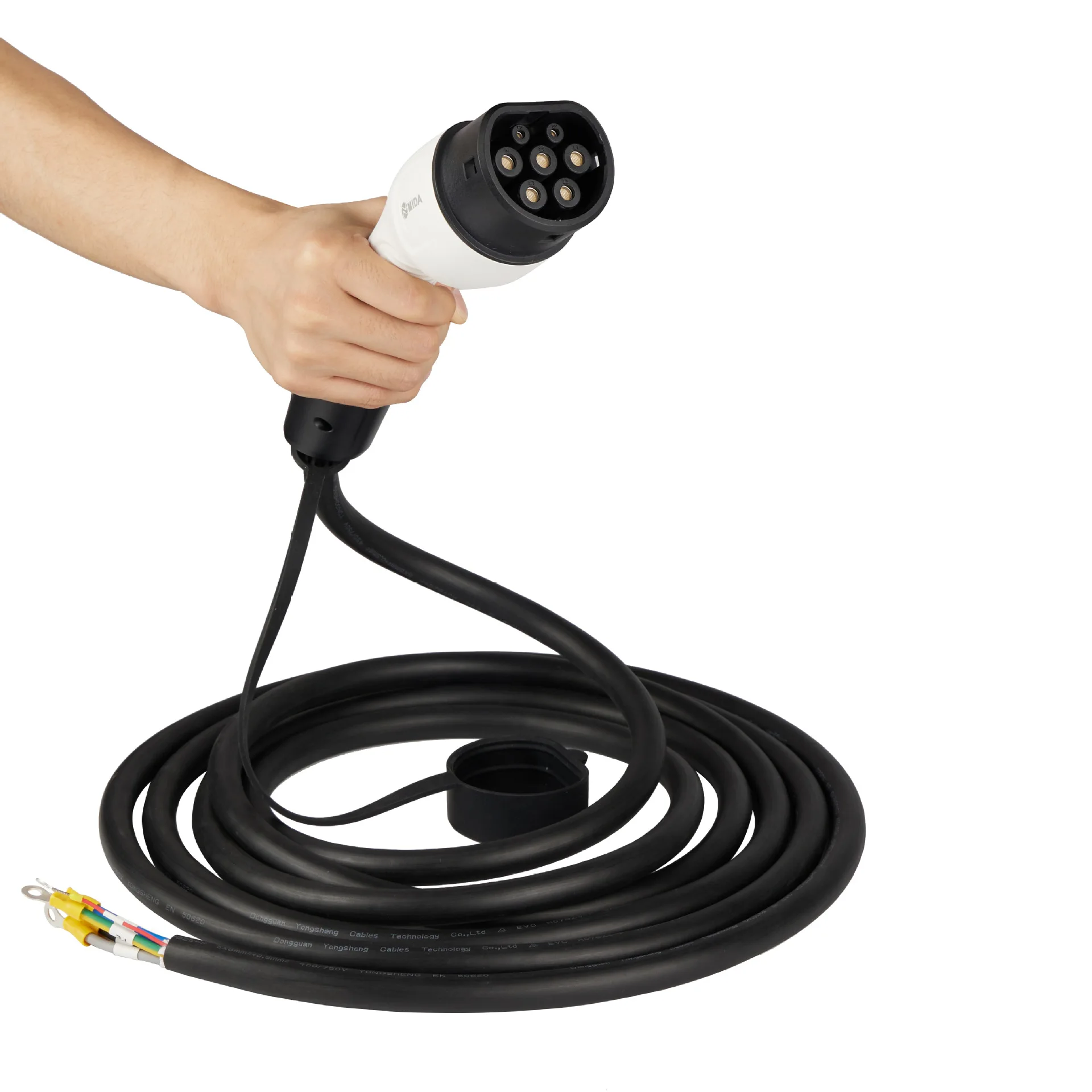 Новый автомобильный зарядный пистолет 7KW22KW тип 2 удлинитель европейского