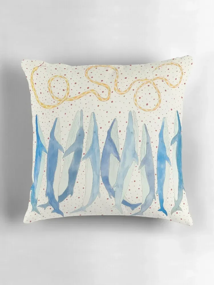 Рождественская декоративная подушка с изображением плавника Кита молитвы