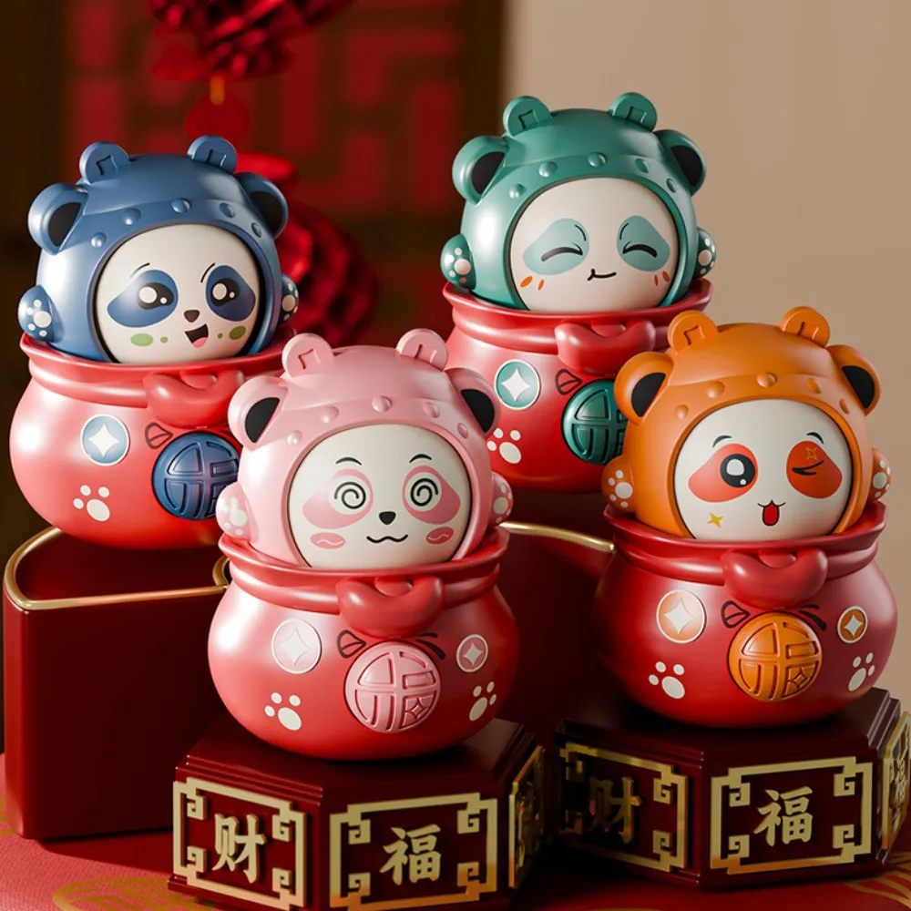 Кукла-брелок с изменением лица панды 3 игрушка для смены в китайском стиле кулон