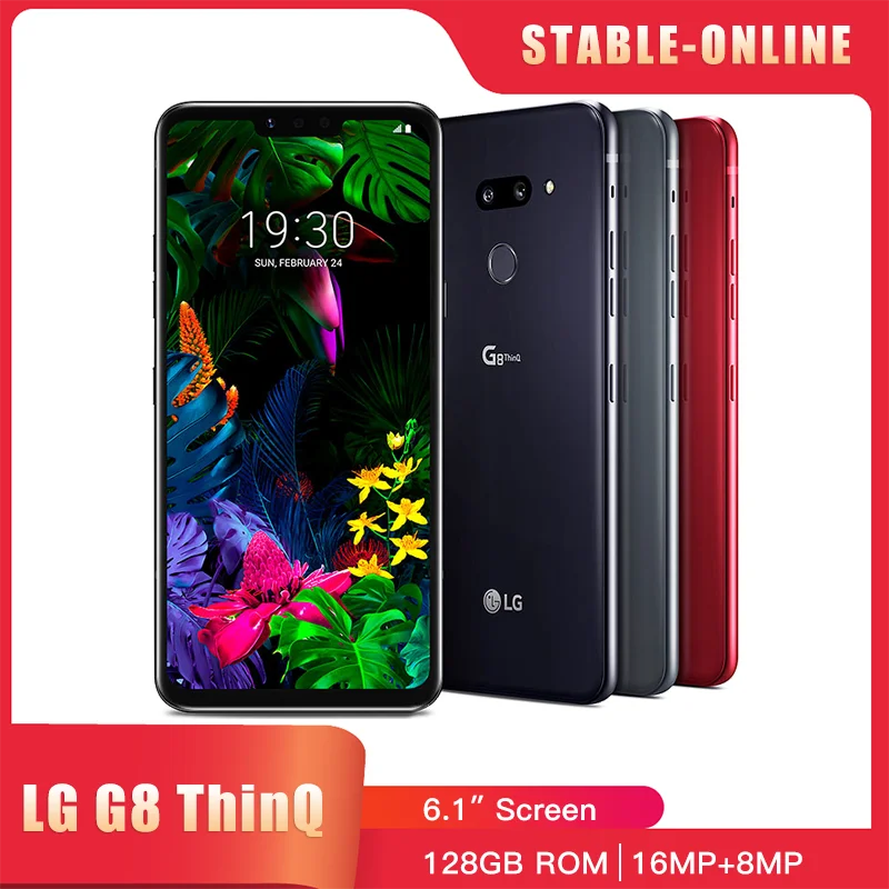 

Оригинальный разблокированный смартфон LG G8 G820UM 128G ThinQ, 4G LTE, Android, телефон с экраном диагональю 6,1 дюйма, 6 ГБ, 16 МП и 12 Мп, сканером отпечатка пальца