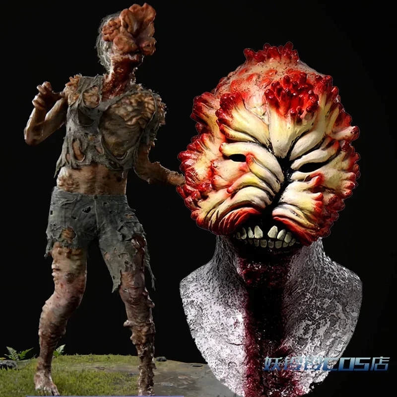 Nieuwe Amerikaanse Латексный Верхний Костюм Комплект Кепка Ужасов На Хэллоуин Маска Для