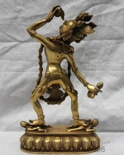 Тибетская статуэтка Будды Дакини из латуни и меди