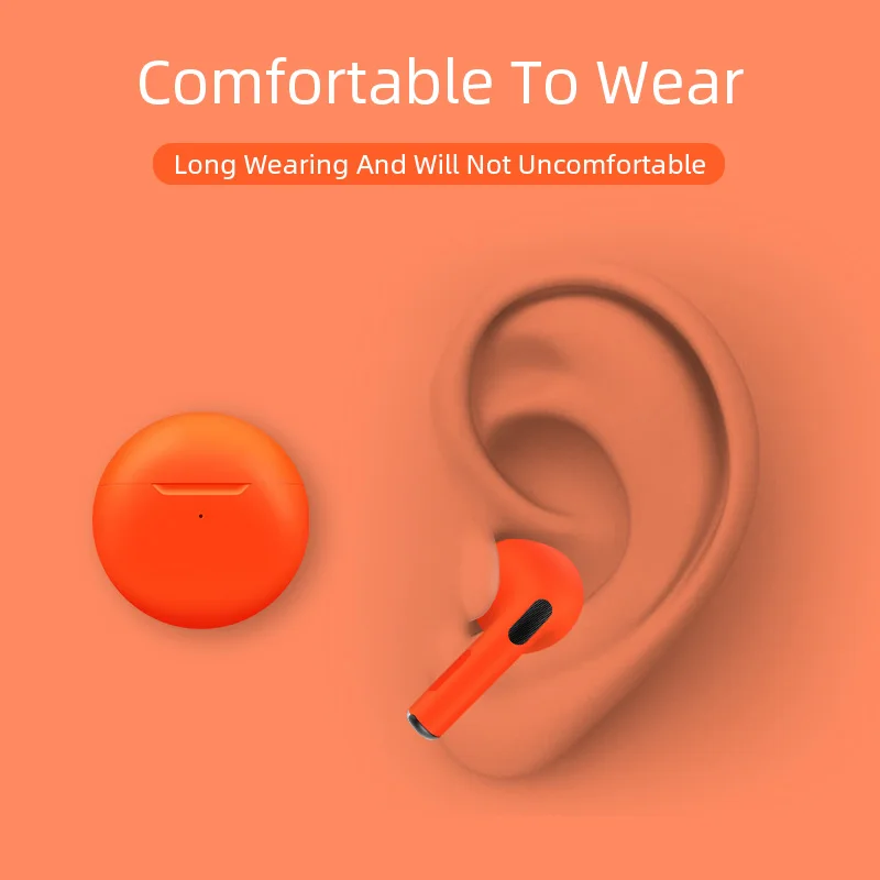 Original Air Pro 6 TWS Wireless Earphones Bluetooth Headphones Fone Bluetooth Earbuds Sports Headset with Mic for iPhone Xiaomi