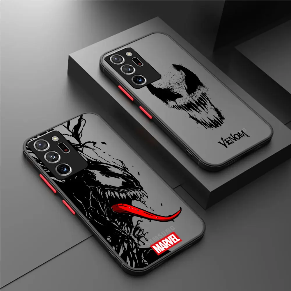 Матовый чехол для Samsung Galaxy Note 20 Ultra 10 Plus 9 8 S10 S9 S8