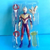 16cm pvc ultraman trigger new generation tiga galaxy rising geed zett delta rise claw action figures movable joints doll model