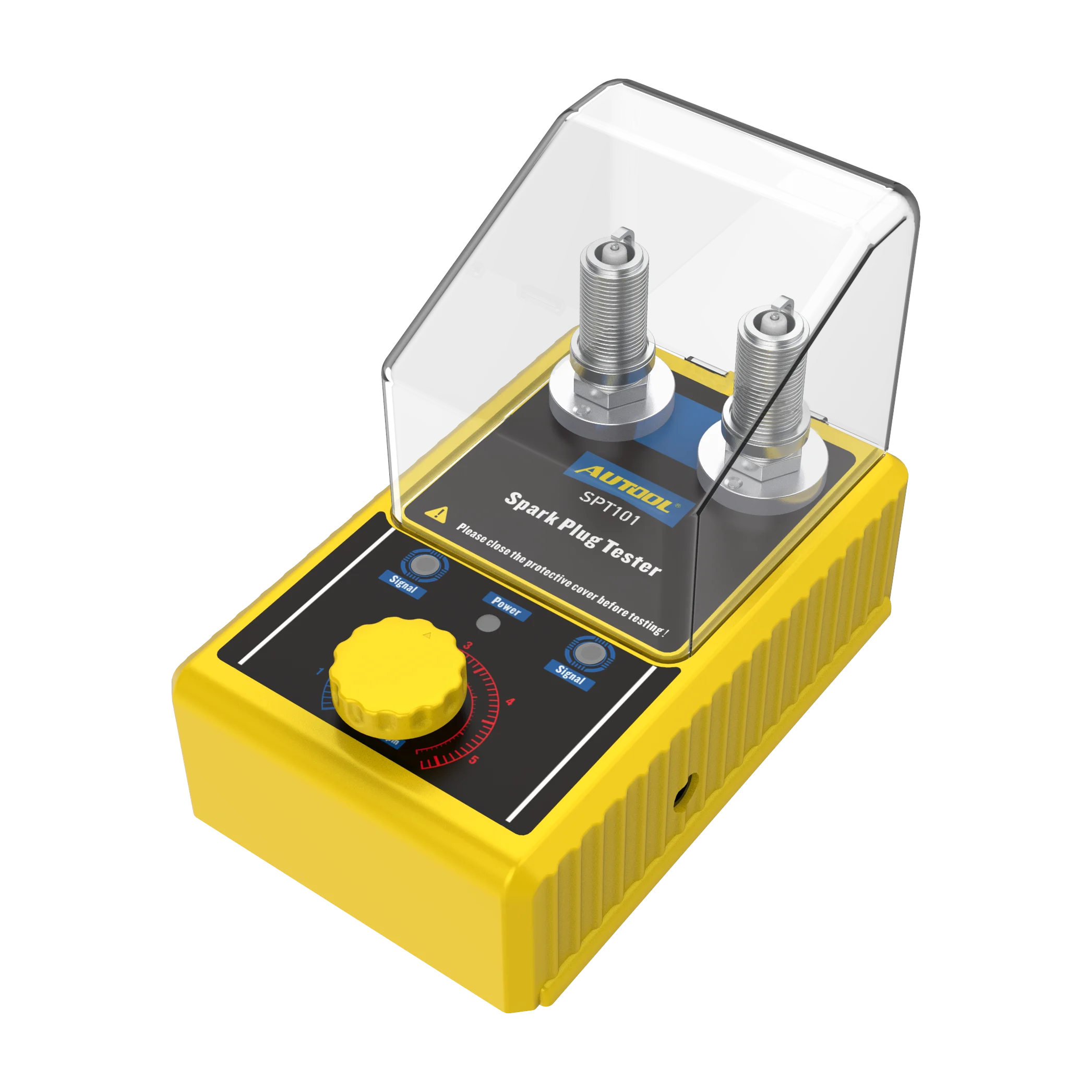 

AUTOOL SPT101 Car Spark Plug Tester Lgnition Analyzer Diagnostic Tool Adjustable Dual Aperture Detector 110V220V For 12V Vehicle