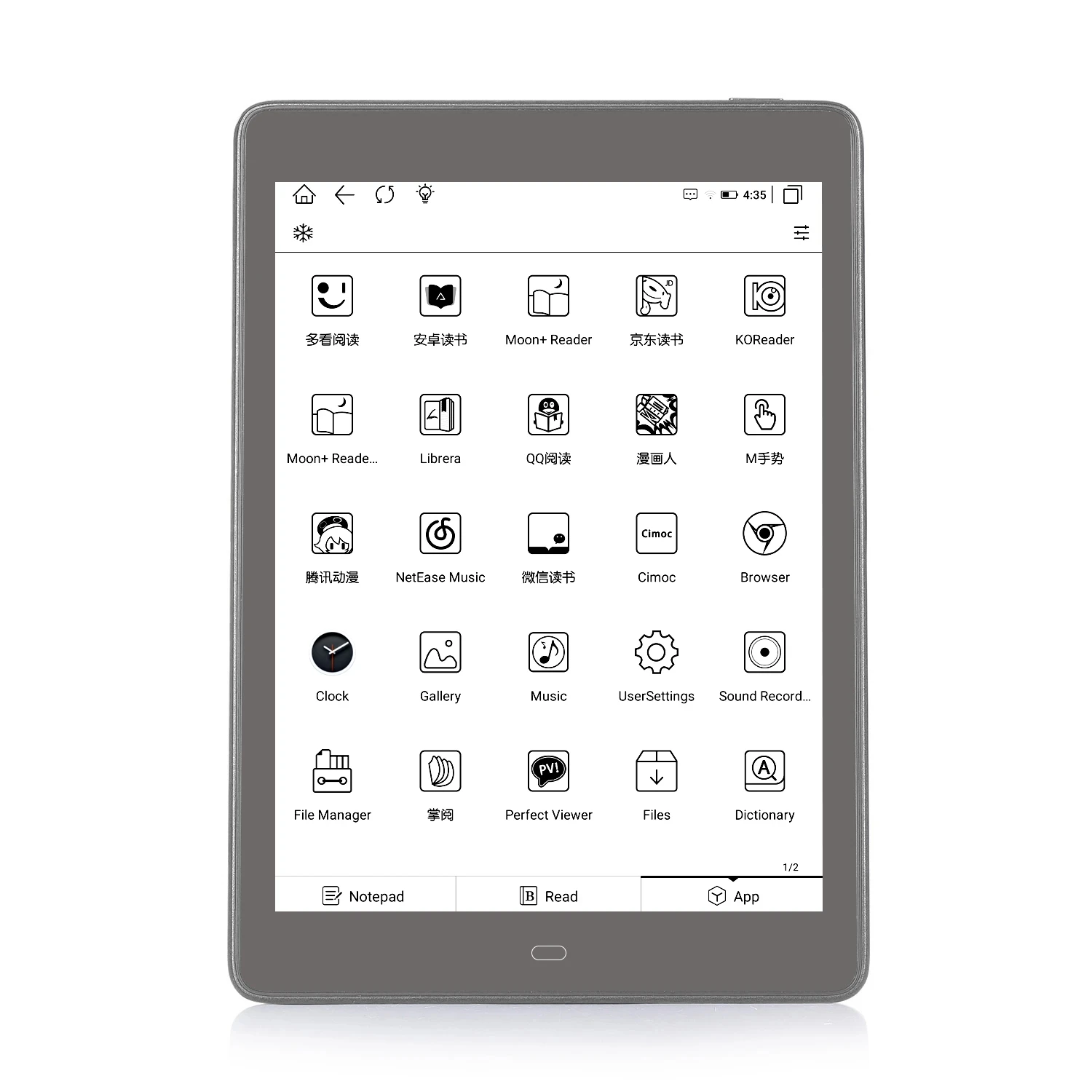 

2022 NEW Arrival Meebook(likebook) P78 pro 7.8" Android Ebook reader электронная книга 3G/32GB Android 11 with SD card