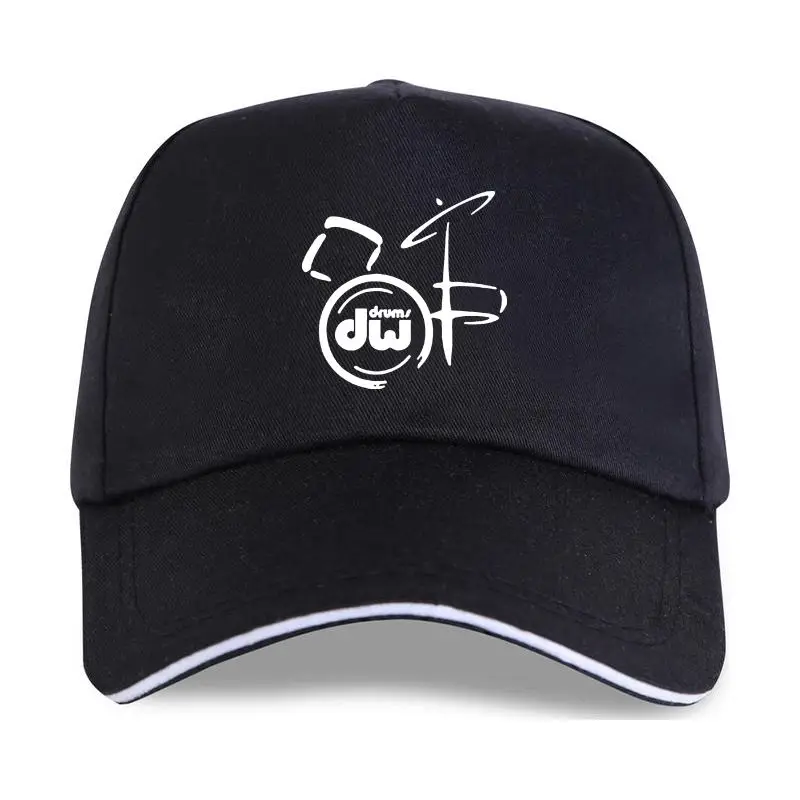 

Новая Кепка, головной убор, DW Барабан, музыкальный инструмент, логотип, Мужская черная, цвет S-3XL, хлопковая свободная бейсболка, мужская одежда с круглым вырезом