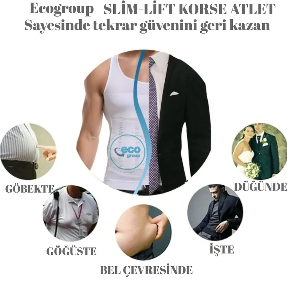 Form Active Men 'S Double Extra Effective Corset Undershirt Luxury 4800