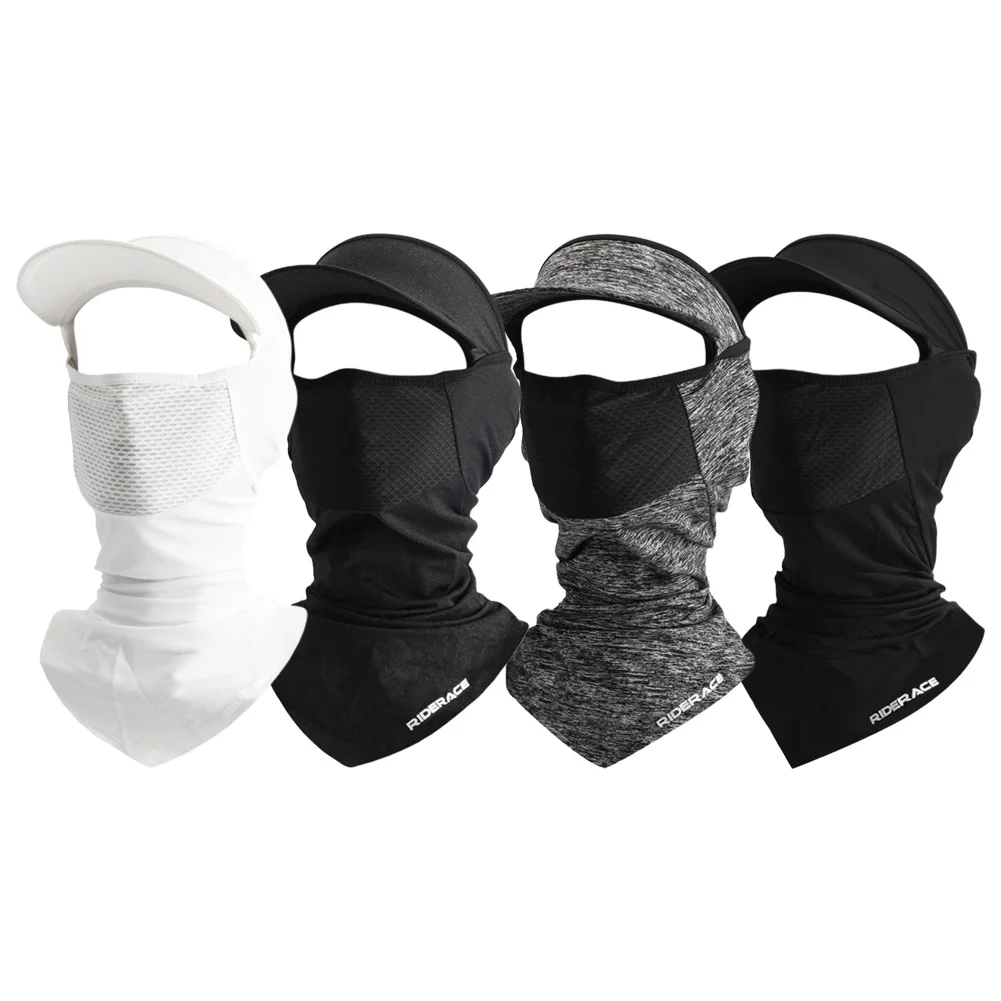 

Outdoor Keep Warm Solid Color Men Balaclava Beanie Autumn Winter Sports Unisex High Elastic Mask Skull Cap Cycling Equipment
