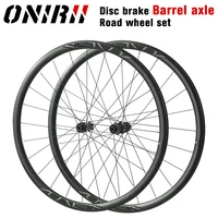 onirii bicycle wheelset disc brake wheel set 700c center lock road cycling front rear aluminum alloy 100x142mm wheel new