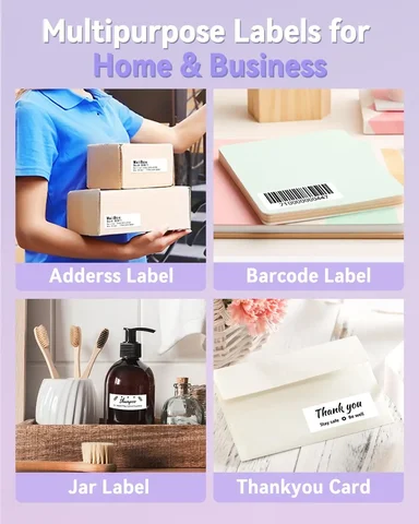 Phomemo 3 рулона термопрозрачной этикетки M110/M221/M220/M120/M200 Прозрачная термобумага 40x30 мм наклейка для логотипа/шаркода