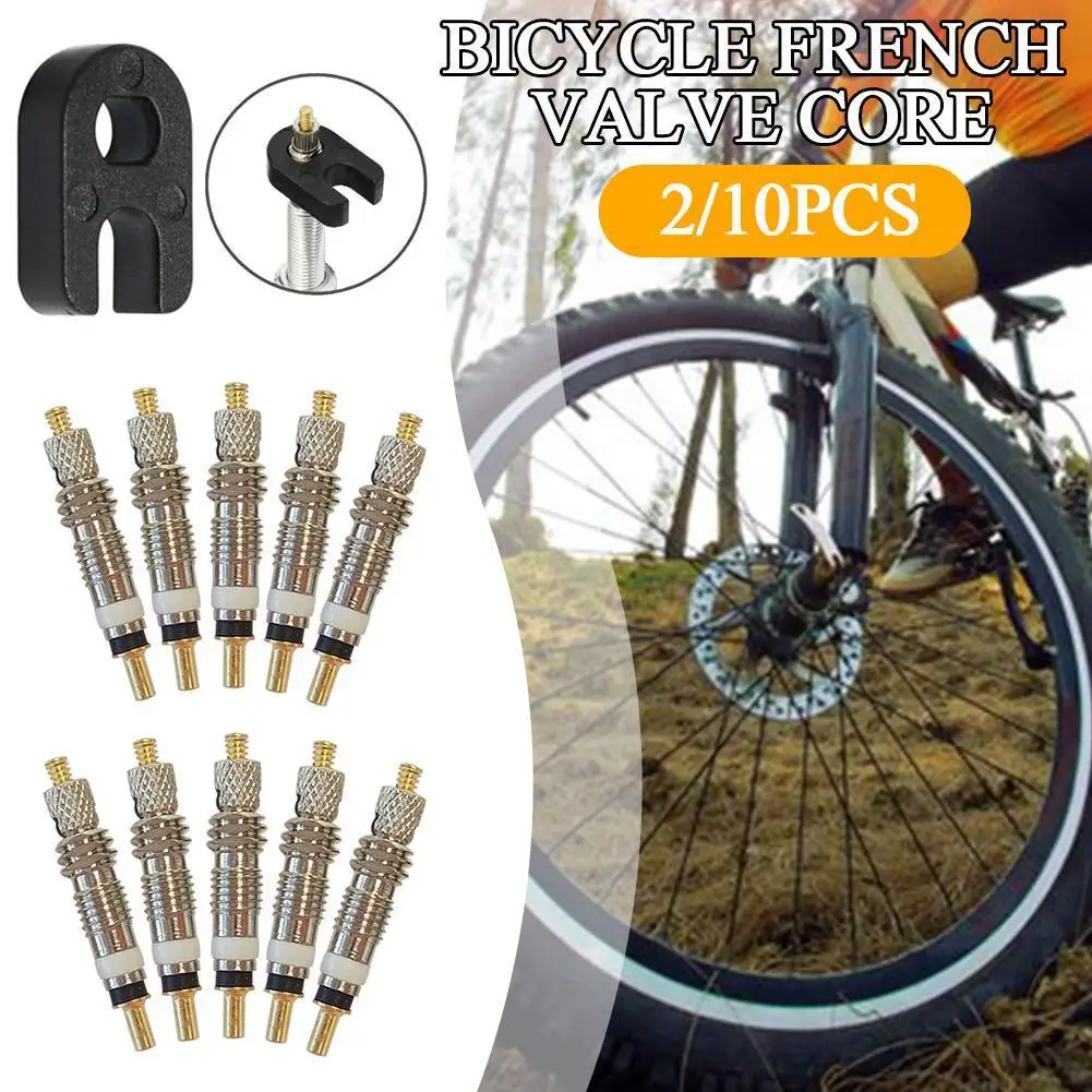 

Bicycle Valve Core Common French Valve Core Bicycle Remover Valve Replacement Parts Core Bicycle Tube Tire Coreless E5K2