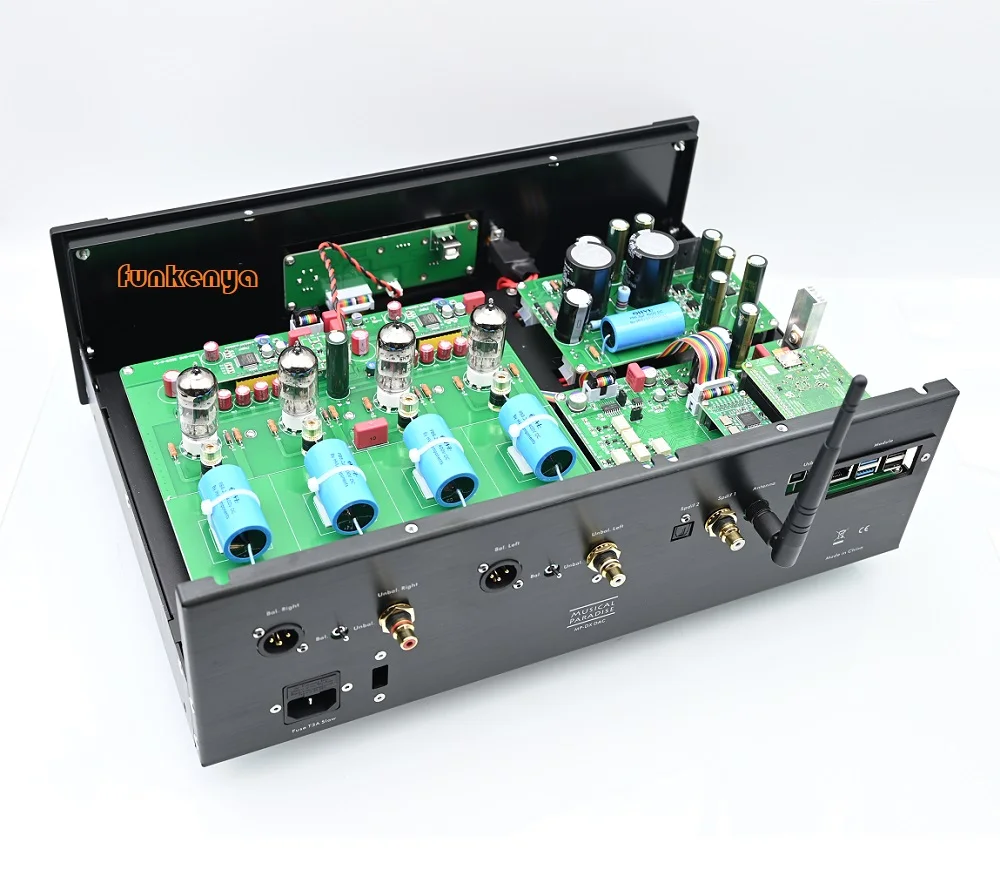 Raspberry Pi4B Music Paradise Tube DAC дистанционное управление цифровой плеер MP-DX ES9068 ES9039
