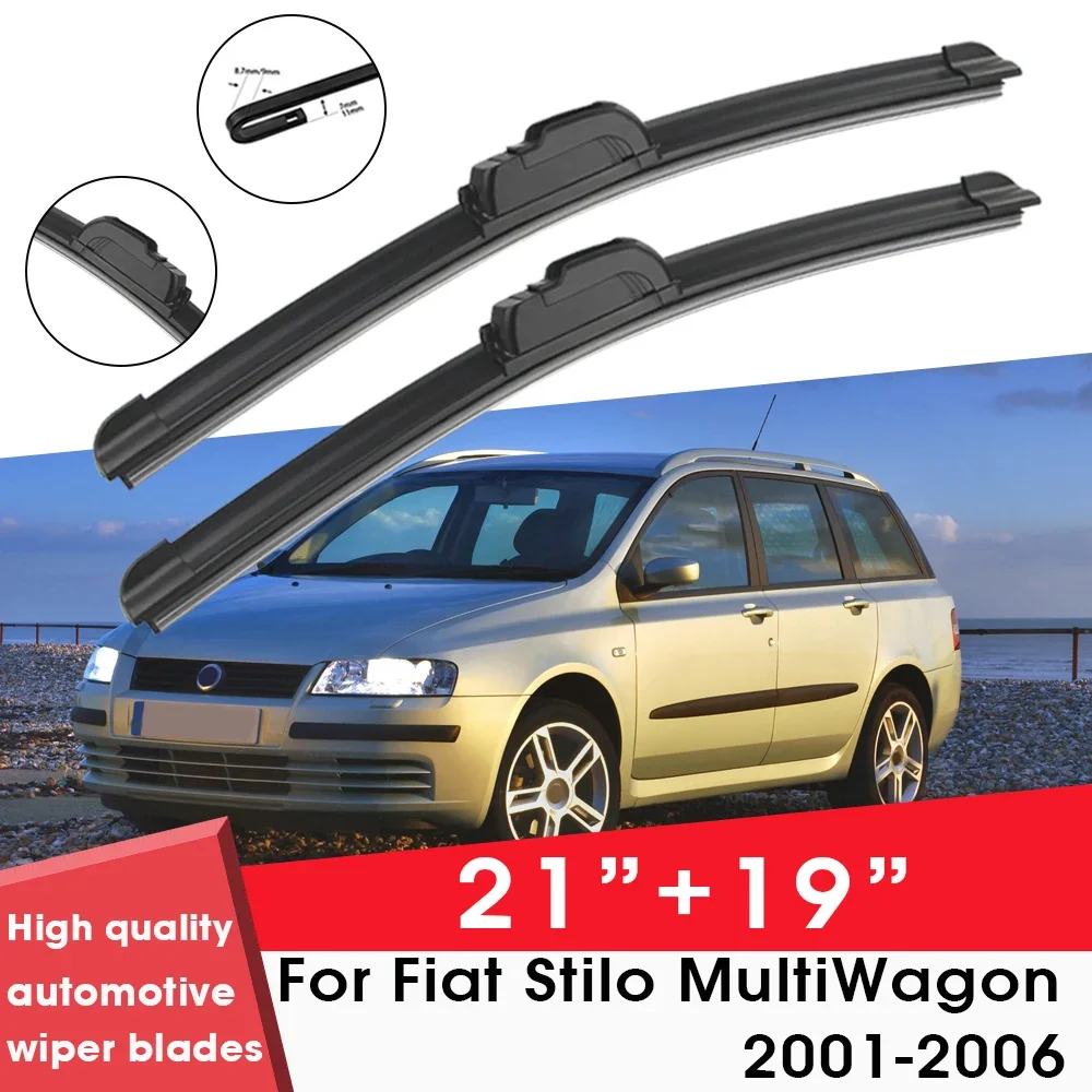 Щетка стеклоочистителя автомобиля для Fiat Stilo MultiWagon 2001-2006 21 &quot+ 19&quot Лобовое стекло
