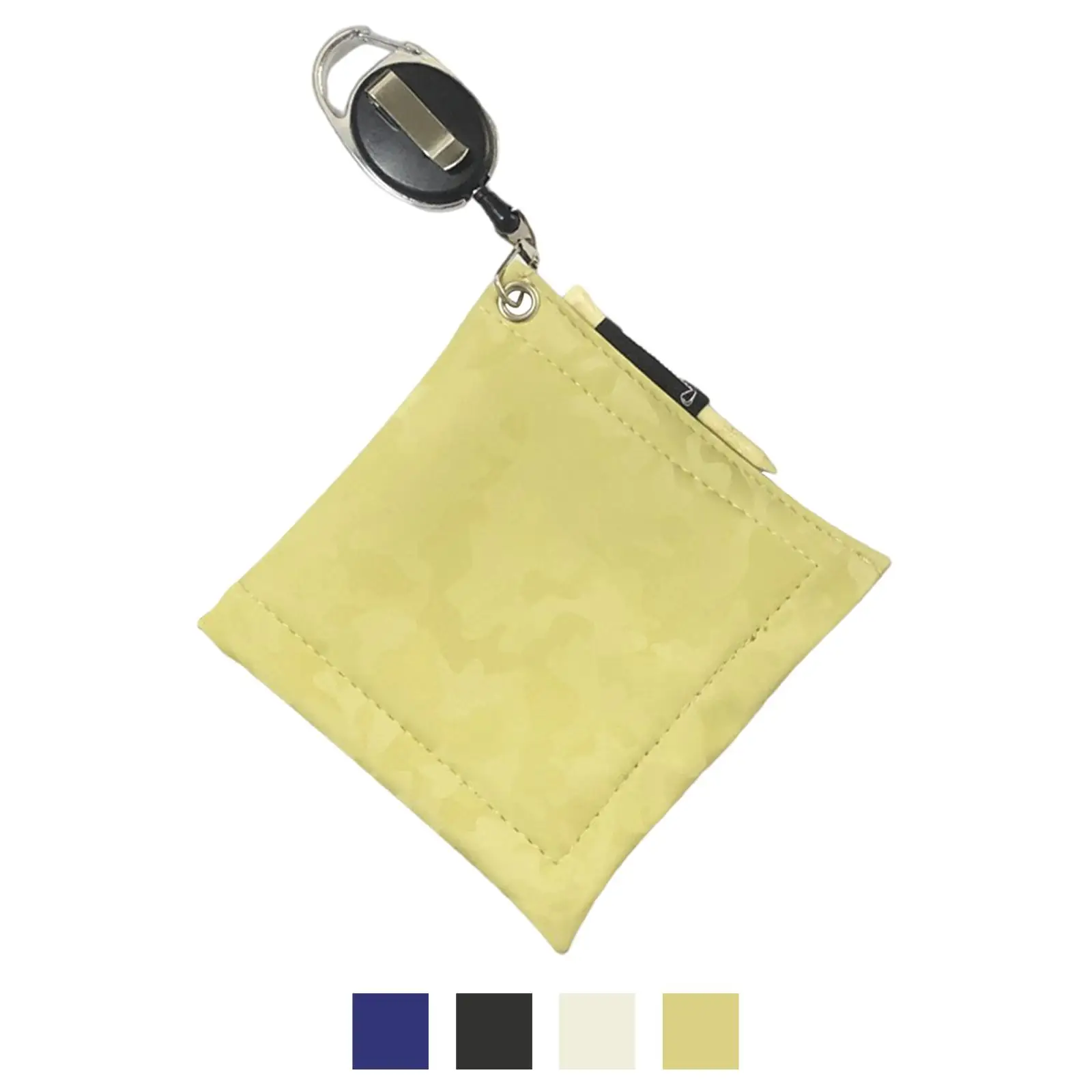 

Mini Golf Ball Cleaning Cloth with Buckle Golf Cloth Towels Polyester Reusable