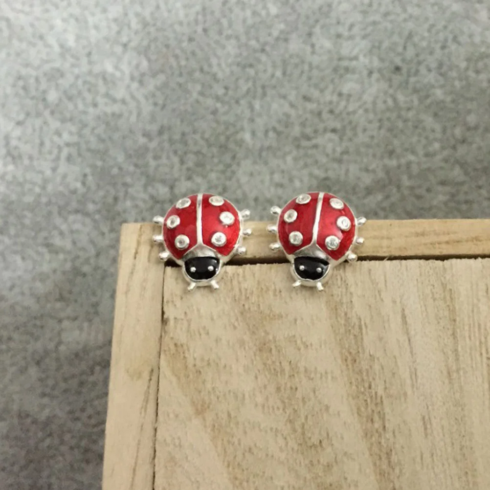 

Accessories Stud Earrings Studs For Women Statement Girls Woman Ladybug Unique Womens
