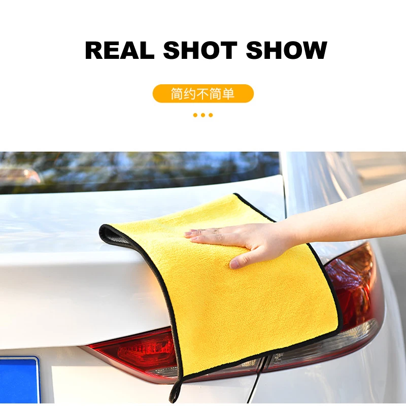car detailing auto microfiber towel cloth for car glass accessories kitchen towels automotive cleaning home appliance wash rag free global shipping