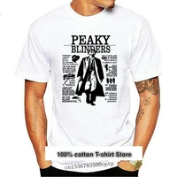 camiseta peaky blinder para hombre camiseta de manga corta de algod%c3%b3n talla grande personalizada