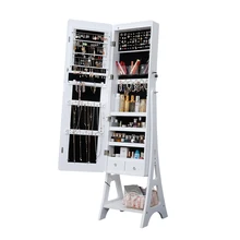 Dressing mirror, floor to floor, full body mirror, fitting mirror, bedroom jewelry cabinet, storage cabinet, with light