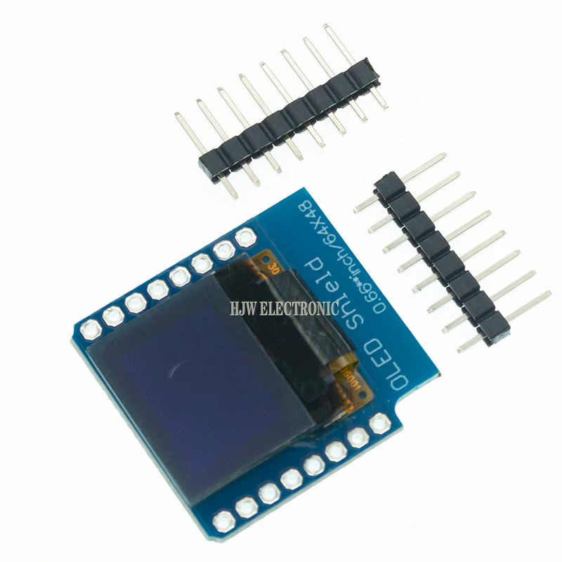ЖК-дисплей с OLED-экраном 0 66 дюйма совместимый WEMOS D1 MINI ESP32 64X48 дисплей oled-модуль IIC I2C
