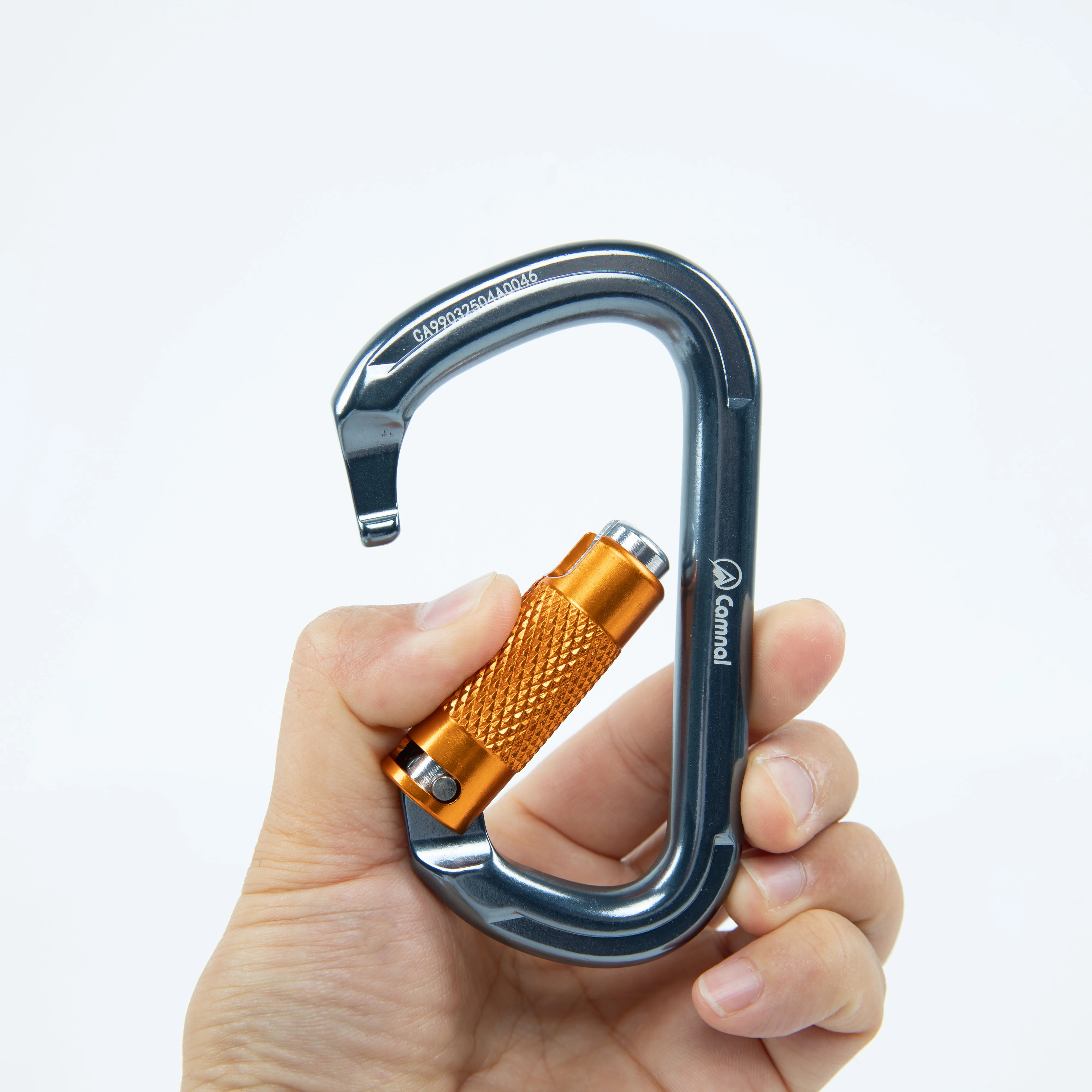 Camnal Heavy Duty 30KN Алюминиевый двойной замок D-образный карабин для скалолазания Крючок для воздушной работы Сертифицированная CE модель 9903 Пользовательский логотип (art.: 3920d3aea8ffb) - 3920d3aea8ffb