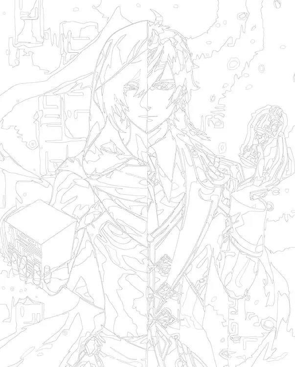 Картины по номерам распечатать аниме