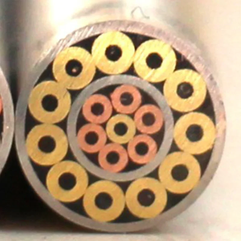 

5/6/8 мм мозаичные заклепки для ручки ножа, накладной винт, латунные мозаичные заклепки, стальная трубка для ногтей, нашивка для рогатки, длина заклепки 30 мм