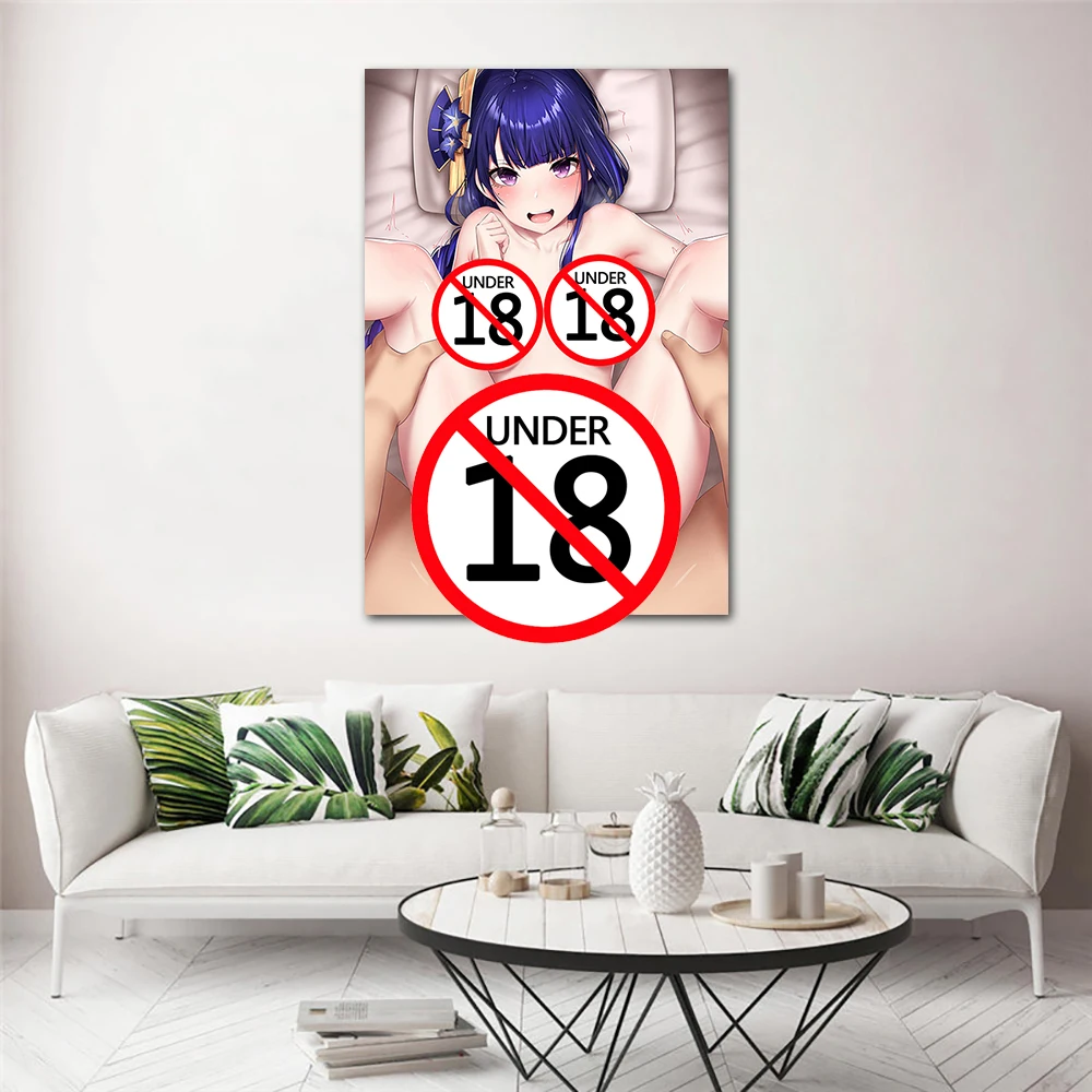 Современный мультяшный художественный постер сексуальная телесная девушка для