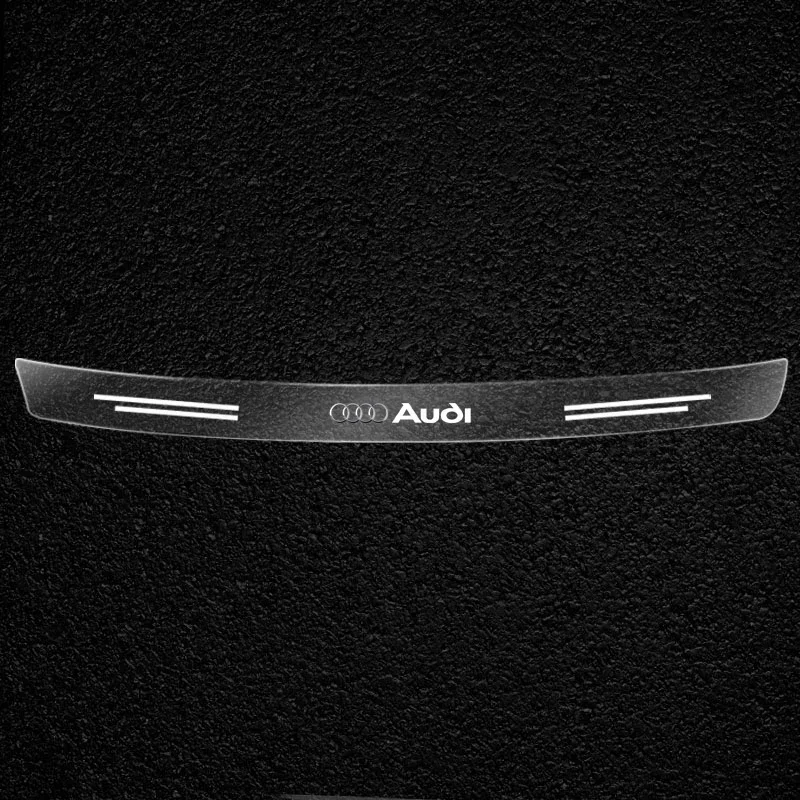 

Прозрачная защитная наклейка на багажник автомобиля для Audi Sline A3 A6 Q3 B5 B6 B7 B8 B9 Q7 8P 8V 8L A5 A4 C6 C5 C7 4F A1 A7 A8 Q2