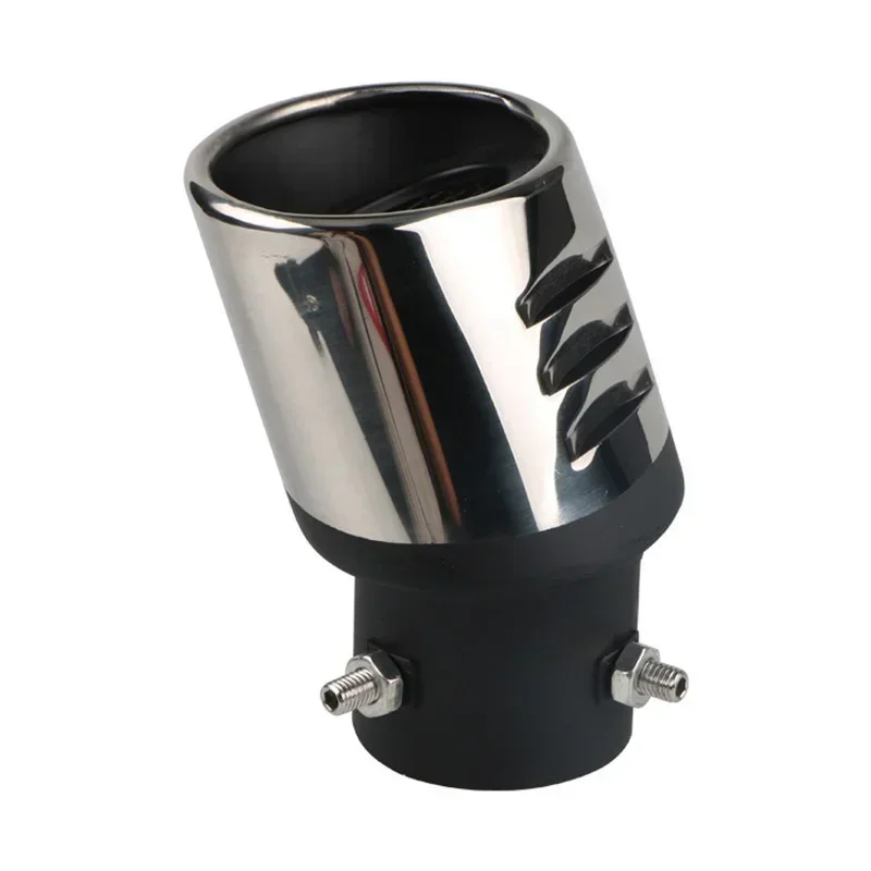 

Универсальный автомобильный глушитель выхлопной трубы, выпускная насадка, Концевая лента, сетка для автомобильной выхлопной системы, овальная ID 60 мм, нержавеющая сталь